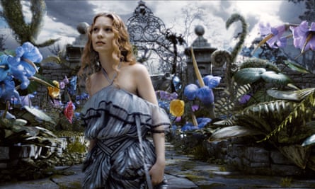 Mia Wasikowska as Alice in Tim Burton's 2010 film version.