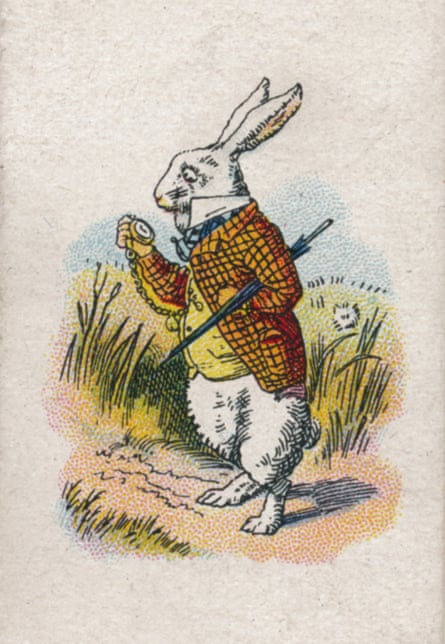 The White Rabbit. From a series of cigarette cards produced by Carreras Ltd in 1930.