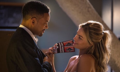 Soft around the edges … Will Smith and Margot Robbie in Focus.