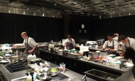 James Young took a tour of the kitchen at the Fat Duck. 
