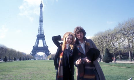 Paris in Who time … Tom Baker as the Doctor and Lalla Ward as Romana in the 1978 adventure The City of Death.