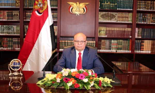 President Hadi fled with his government to Aden last month.