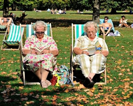 women sitting in the sun