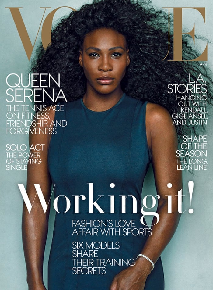 Serena Williams And Us Vogue S Cliche Free Cover Fashion The Guardian