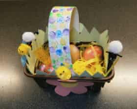 Easter egg hunt basket