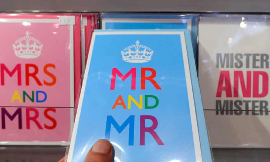Mrs and Mrs and Mr and Mr cards
