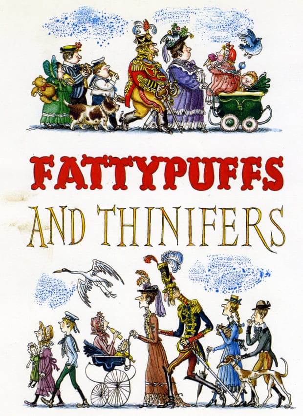 Fritz Wegner's back cover illustration for André Maurois’s Fattypuffs and Thinifers