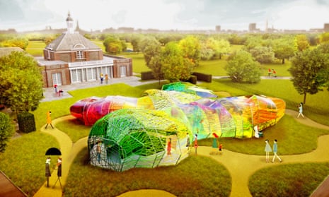 Psychedelic chrysalis … Spanish architects Selgas Cano's proposal for the 15th annual Serpentine Pavilion