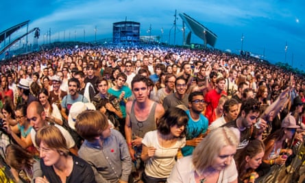 The crowd at Primavera Sound, Barcelona in 2012