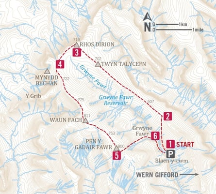 The Black Mountains route