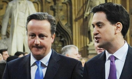David Cameron and Ed Miliband.