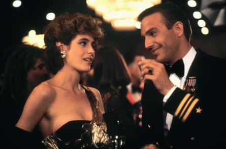 Sean Young with Kevin Costner in No Way Out (1987).