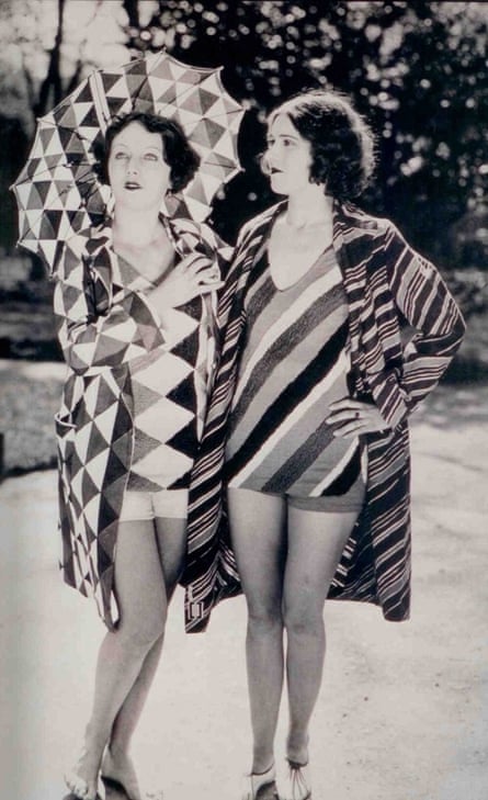 Bathing suits designed by Delaunay, c1920s.