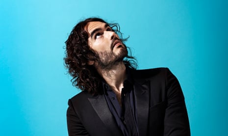 Russell Brand: ‘thinking isn’t his talent’. Photograph: Perou
