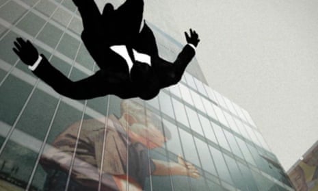 Falling Man … image from the opening sequence of Mad Men