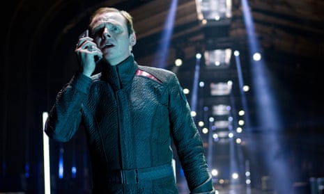 Simon Pegg as engineer Scotty in Star Trek Into Darkness.