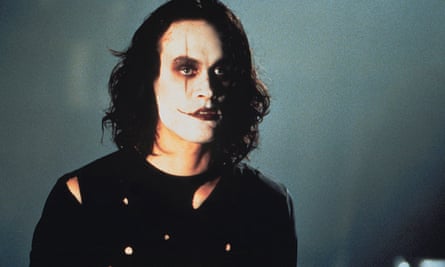 Brandon Lee in the Crow