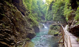 Vintgar Gorge, Triglav national park.