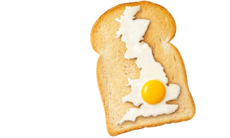 A map of Britain resized by house prices leaves the south-east looking like the yolk of a fried egg,