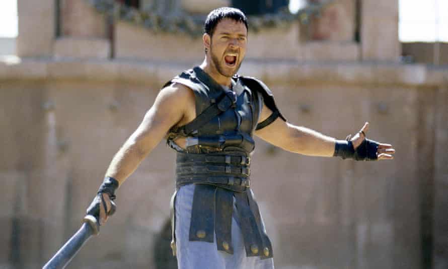 Crowe in Gladiator, 2000.