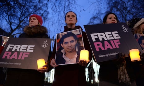 Raif Badawi vigil