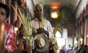 <strong>Suchitoto, El Salvador</strong> Catholics participate in the Palm Sunday procession