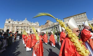 <strong>Vatican, Italy</strong> Cardinals attend the Palm Sunday celebrations at St Peter’s square