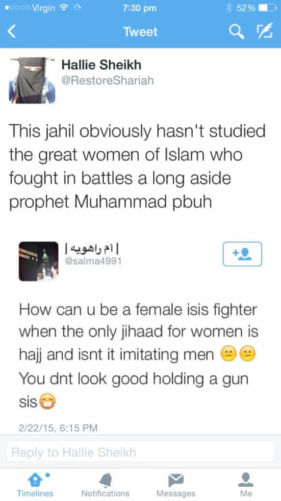 jihadi bride tweets