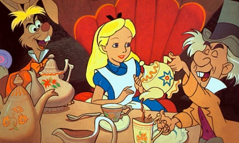 Have you warmed the pot? The tea party in Alice in Wonderland (1951). Photograph: Allstar/Walt Disne