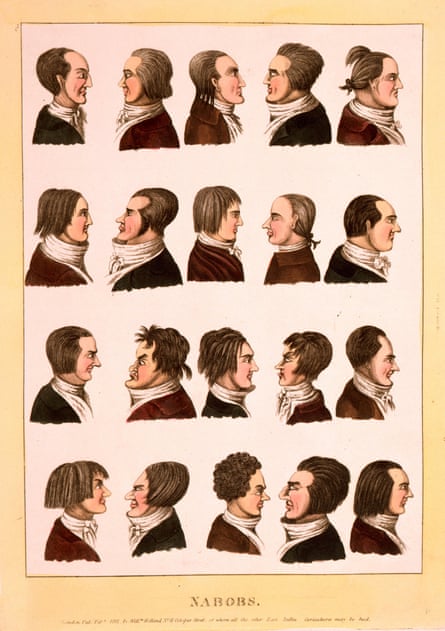 Portraits of Nabobs, or representatives of the East India Company.