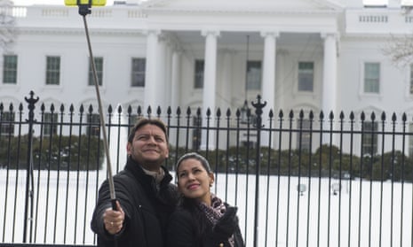 selfie stick white house 