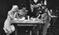 Angry young man … Kenneth Haigh (right) as Jimmy Porter, with Helena Hughes, Alan Bates and Mary Ure