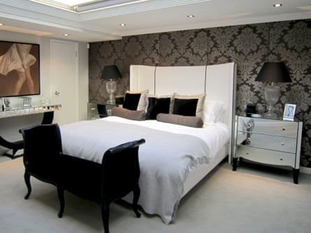 Bedroom of Mount Street flat let for £3,500 a week
