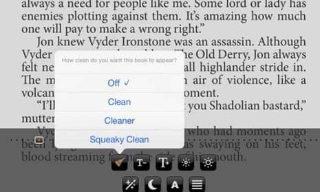 The Clean Reader app