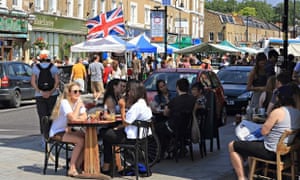 Broadway market in summer