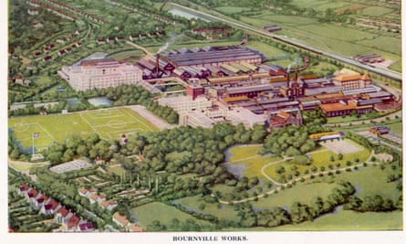 Cadbury's Bournville from above.