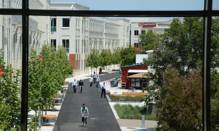 Facebook's main campus in Menlo Park, California.