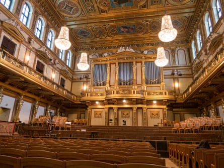 Stage of the Golden Hall at Musikverein, Vienna