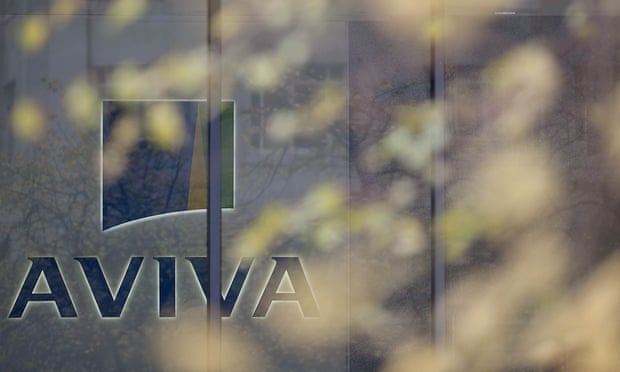 British insurance giant Aviva's headquarters in London