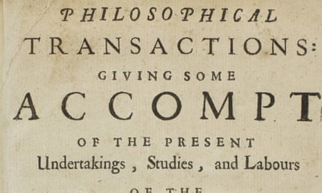 Title page of Philosophical Transactions