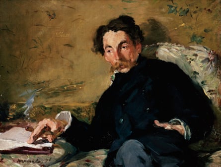 Portrait of Stephane Mallarmé by Édouard Manet, 1876.