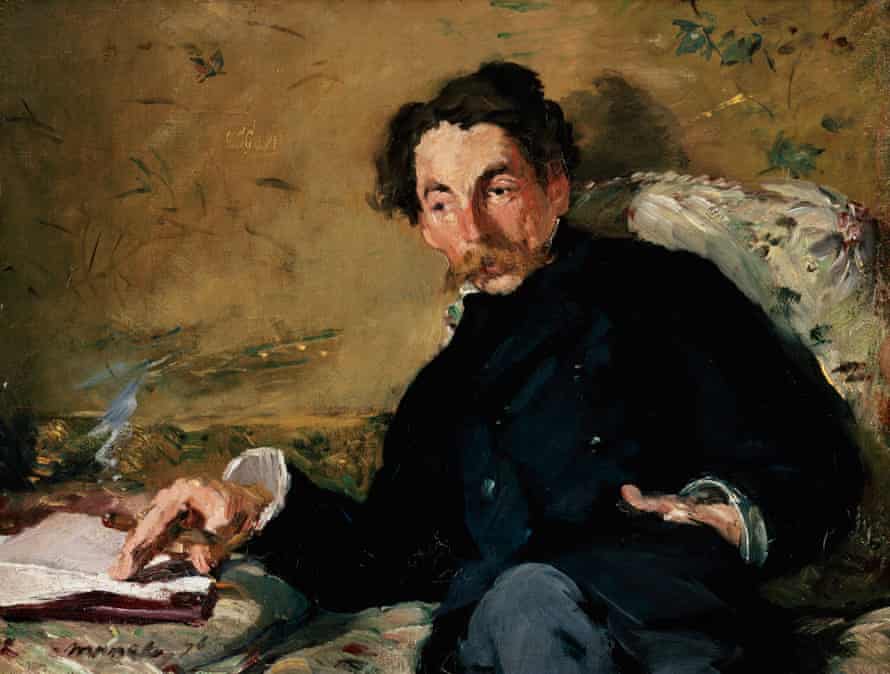 Portrait of Stephane Mallarmé by Édouard Manet, 1876.