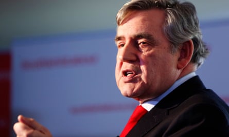 former prime minister Gordon Brown.