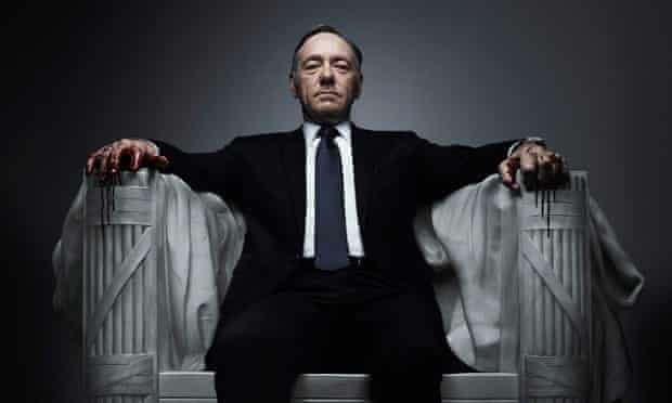 The house that Netflix built ... Kevin Spacey in the Netflix series House of Cards