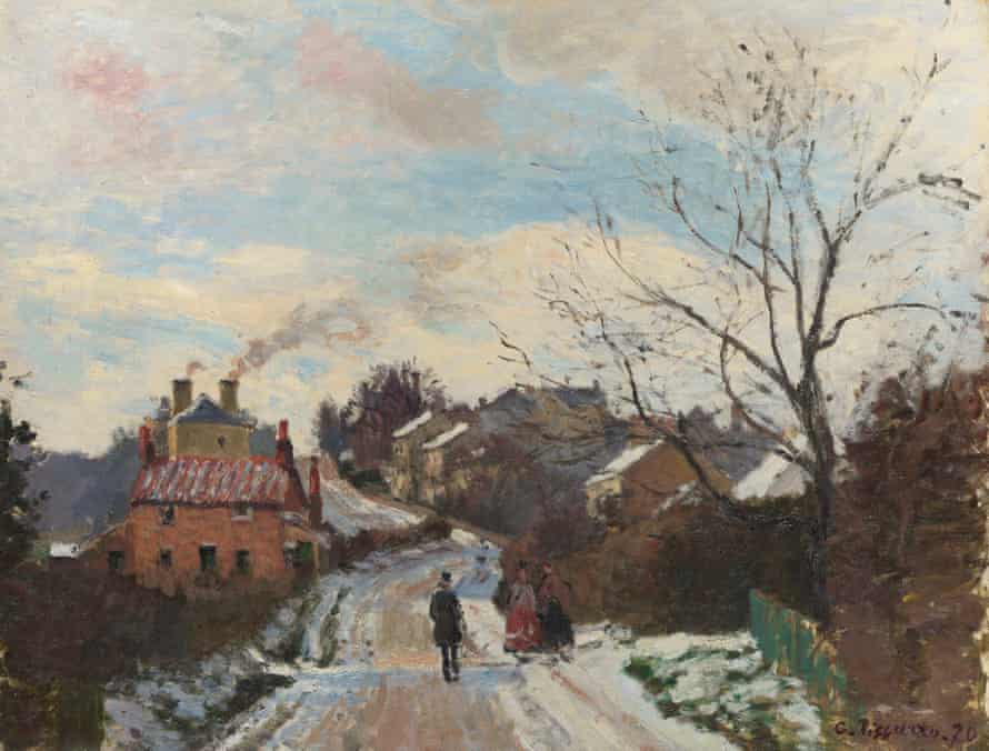 Fox Hill, Upper Norwood, 1870 by Camille Pissarro.