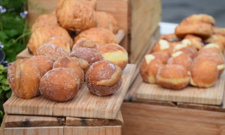 Delicious donuts from the pop-up bakery at Melbourne Food & Wine Festival 2015.