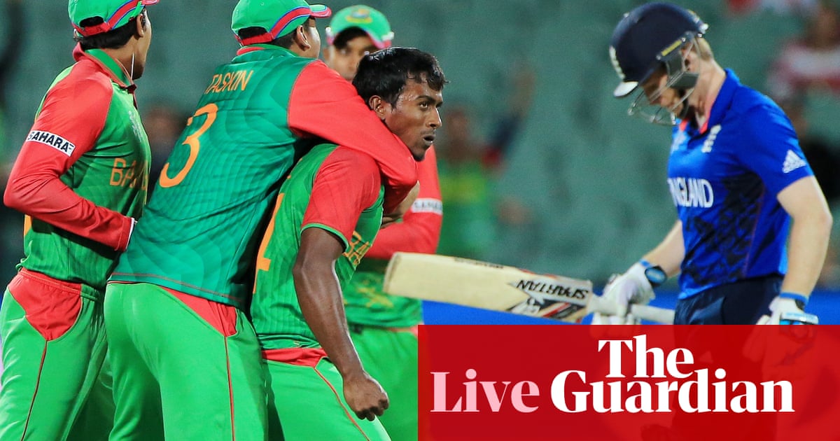 England Out Of Cricket World Cup After Defeat To Bangladesh