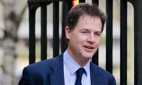 Lib Dem leader Nick Clegg, the deputy prime minister, said he had never heard of Liberal Reform.