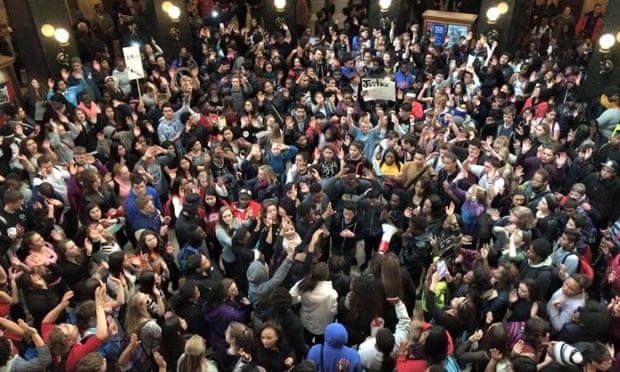 Student protest in Wisconsin