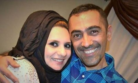 Ahmed Al-Jumaili and his wife Zahraa